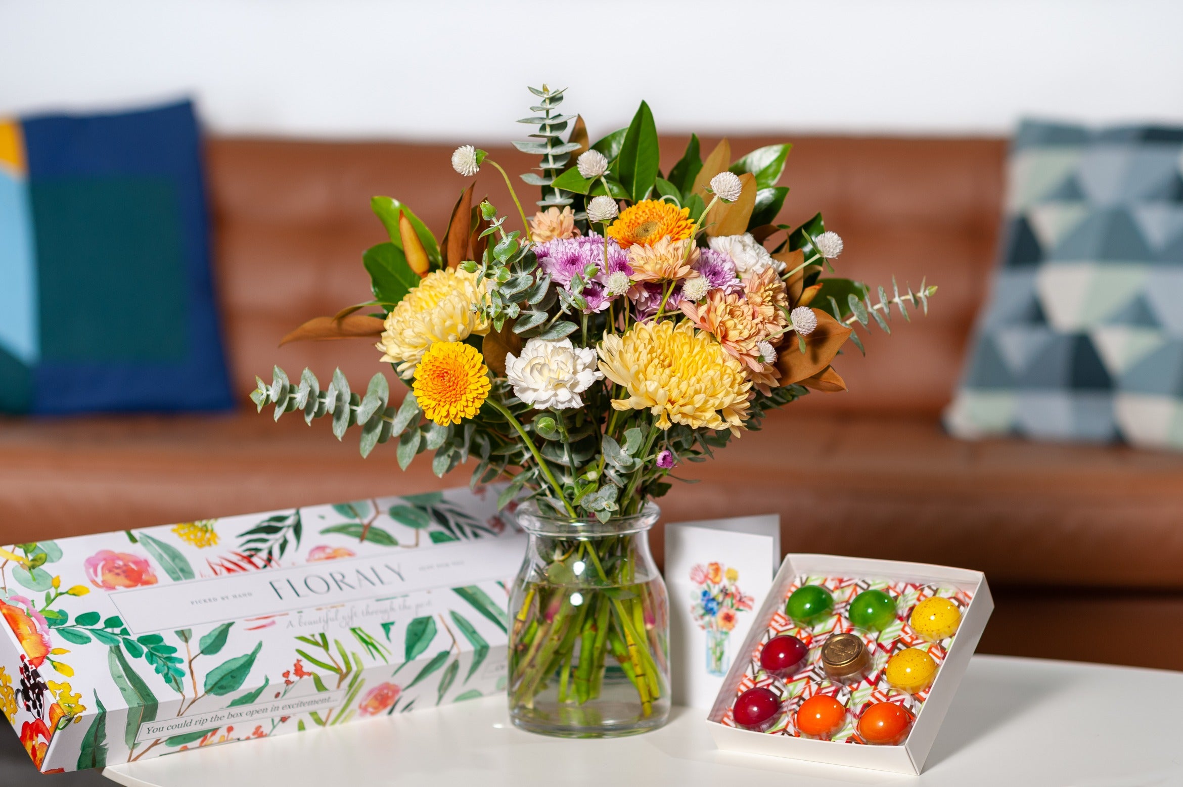 Send Our Mother's Day Bon Bons And A Floraly Bunch To Your Mumma