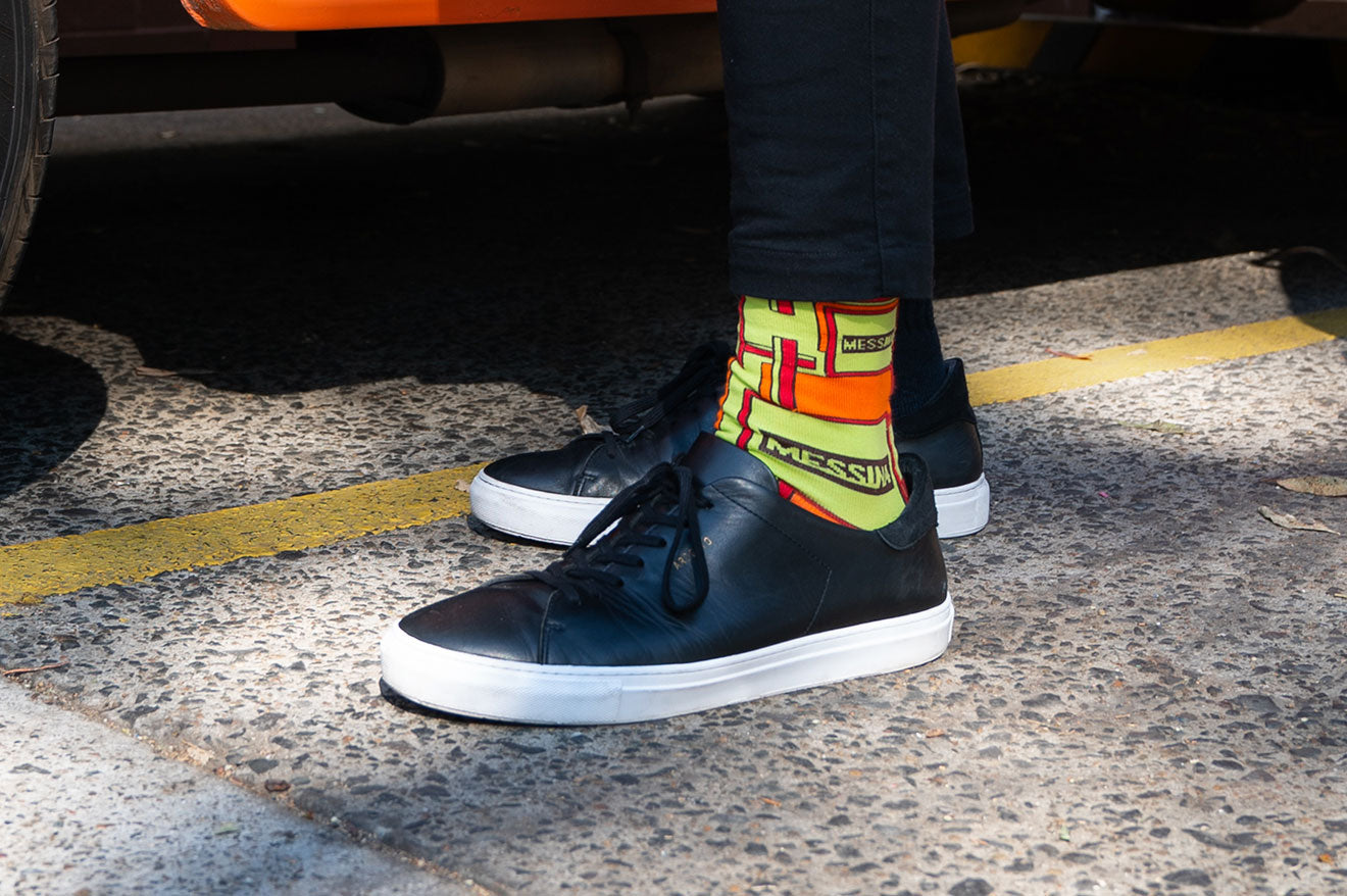 Messina Print Socks