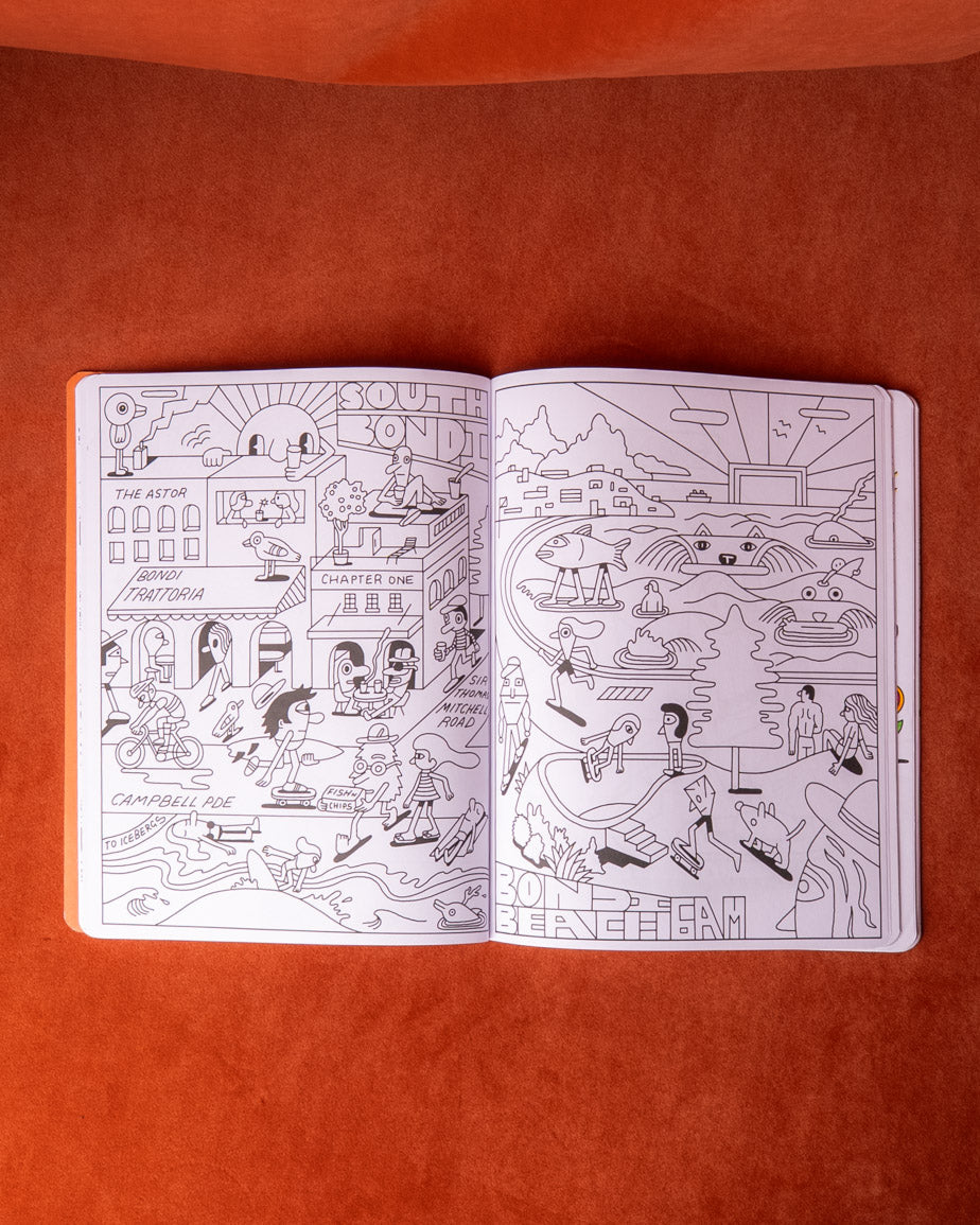 Jeremyville x Messina Colouring Book