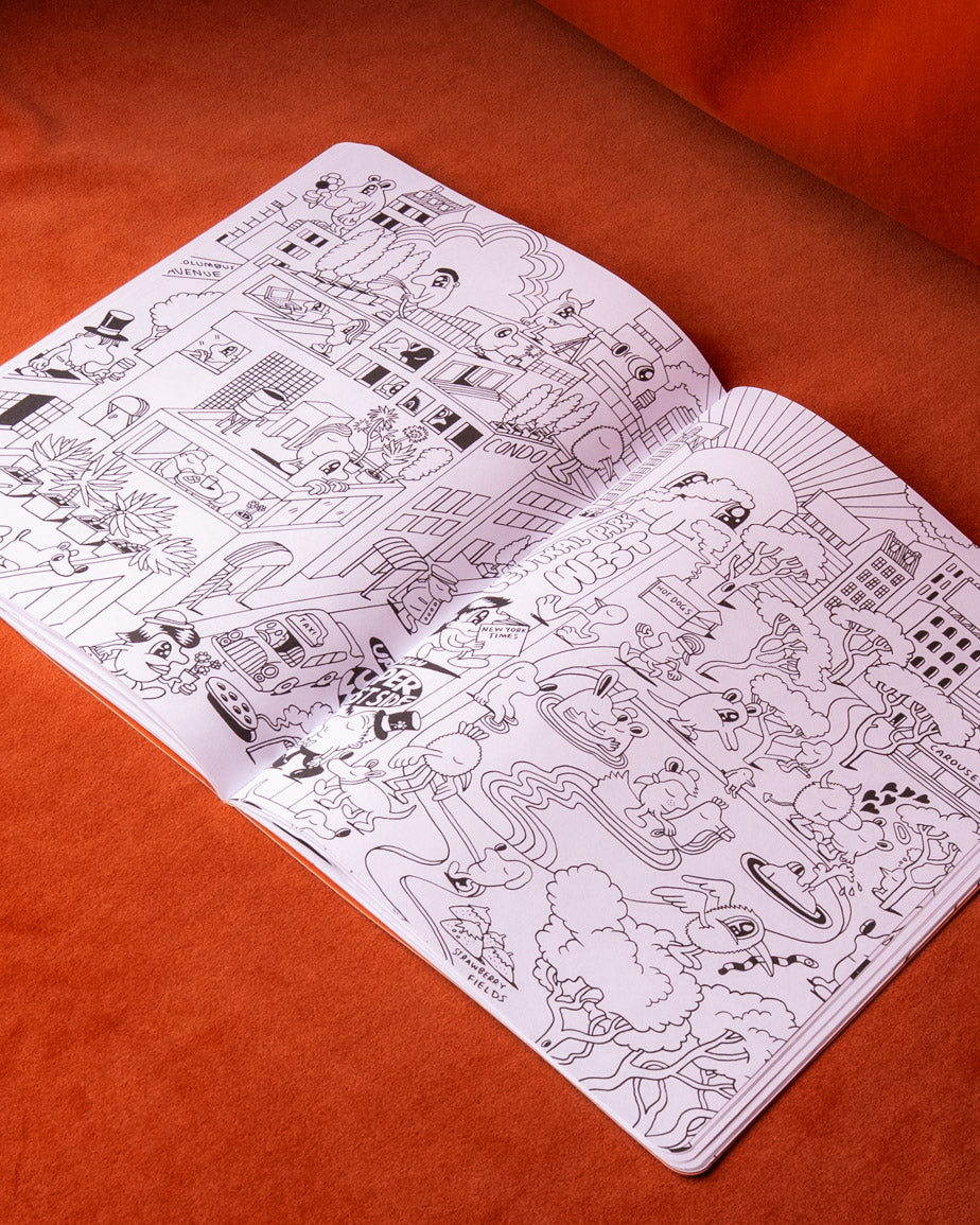 Jeremyville x Messina Colouring Book