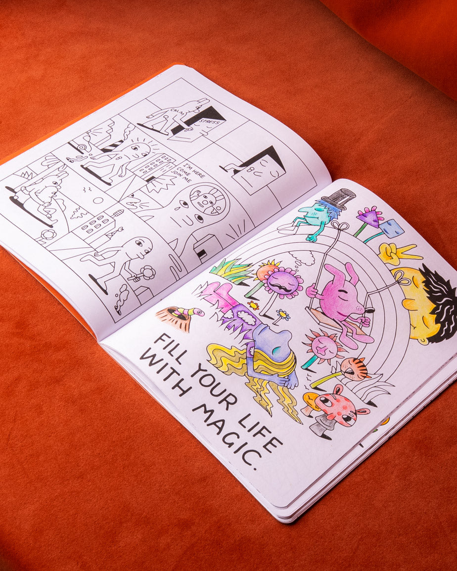 Jeremyville x Messina Colouring Book