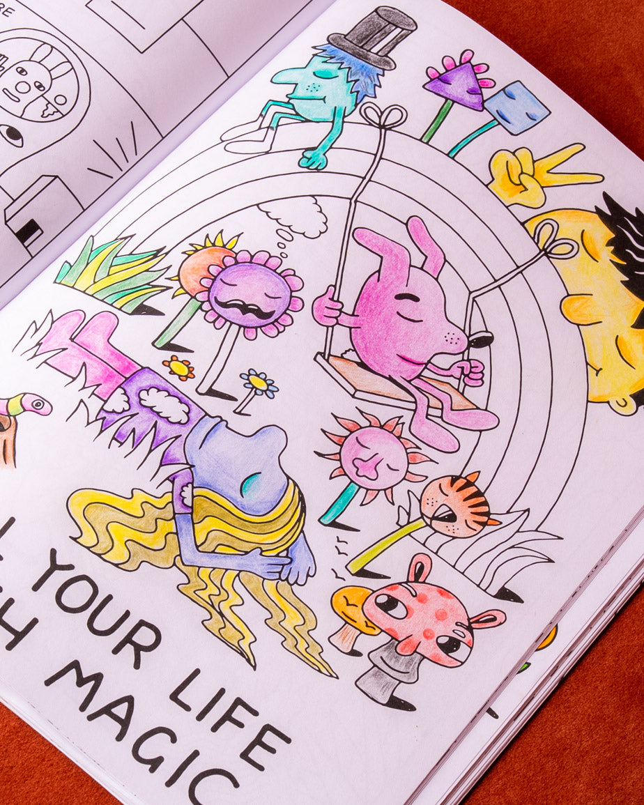 Jeremyville x Messina Colouring Book