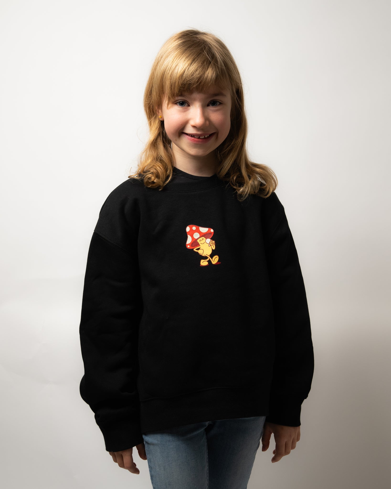 Kids Serial Chillers Pullover - Black