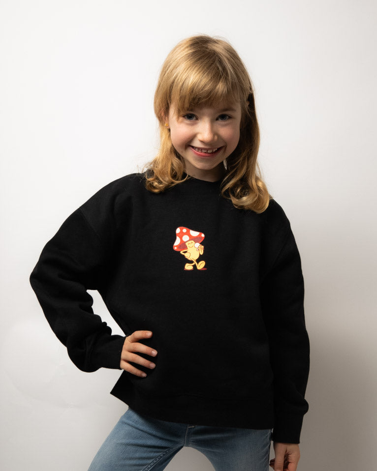 Kids Serial Chillers Pullover - Black