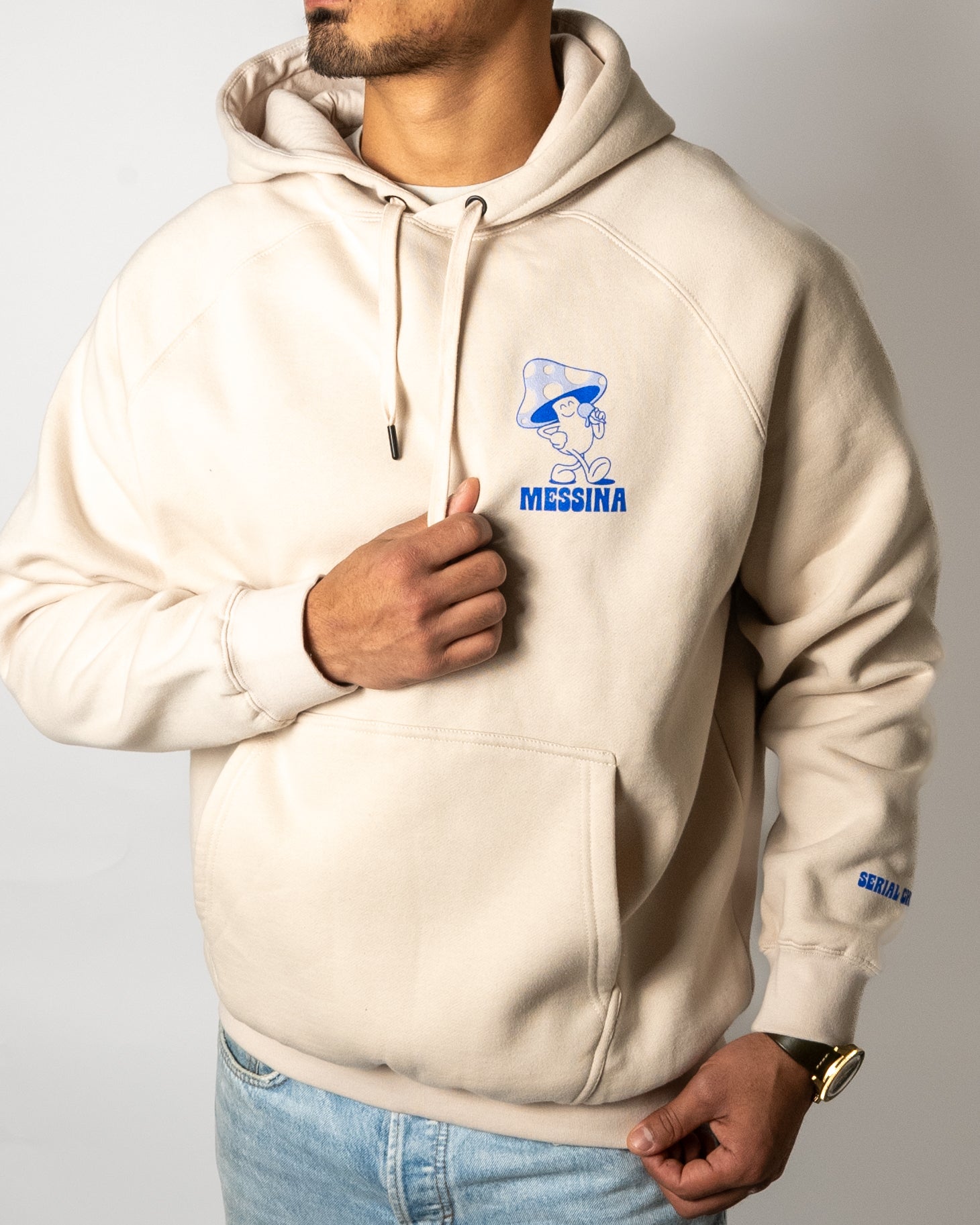 Serial Chillers Hoodie - Cream