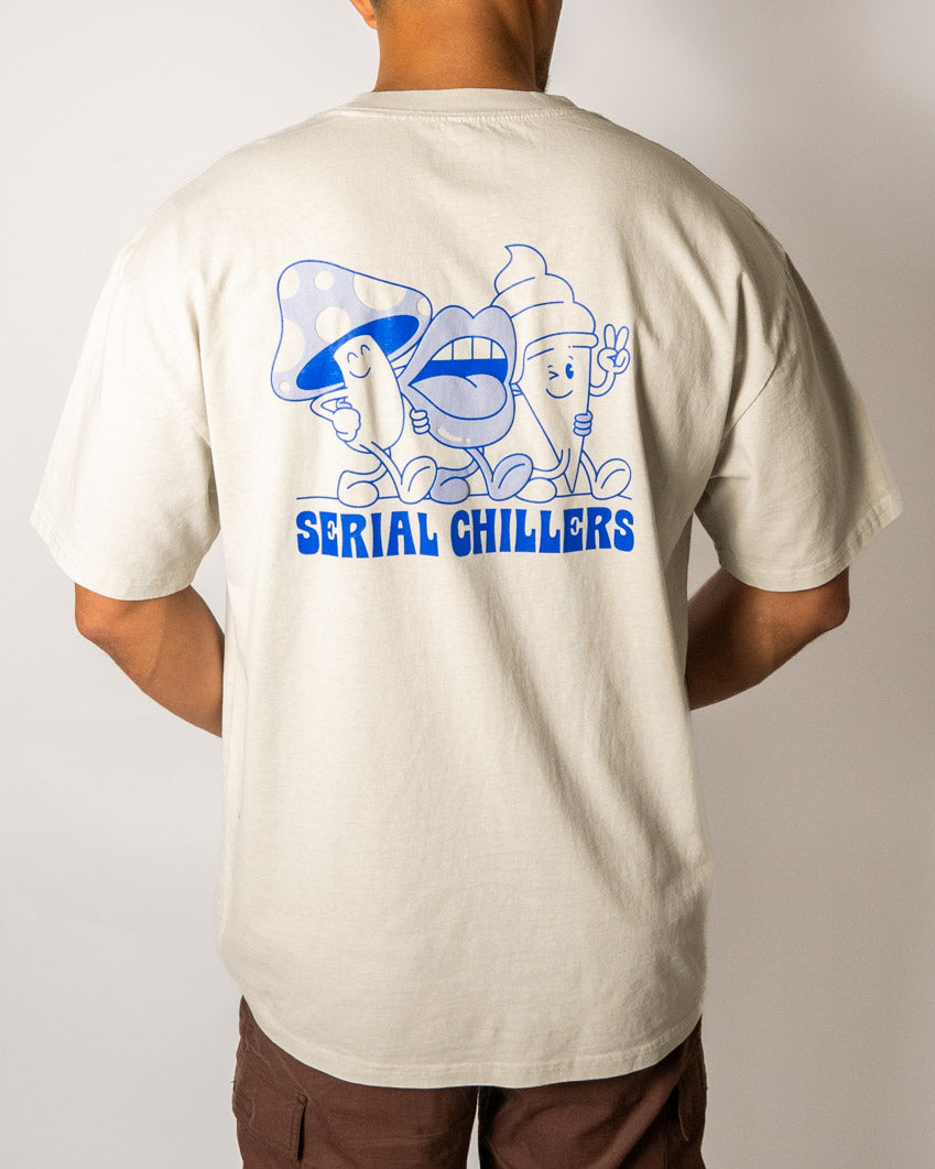 Serial Chillers Tee - Bone