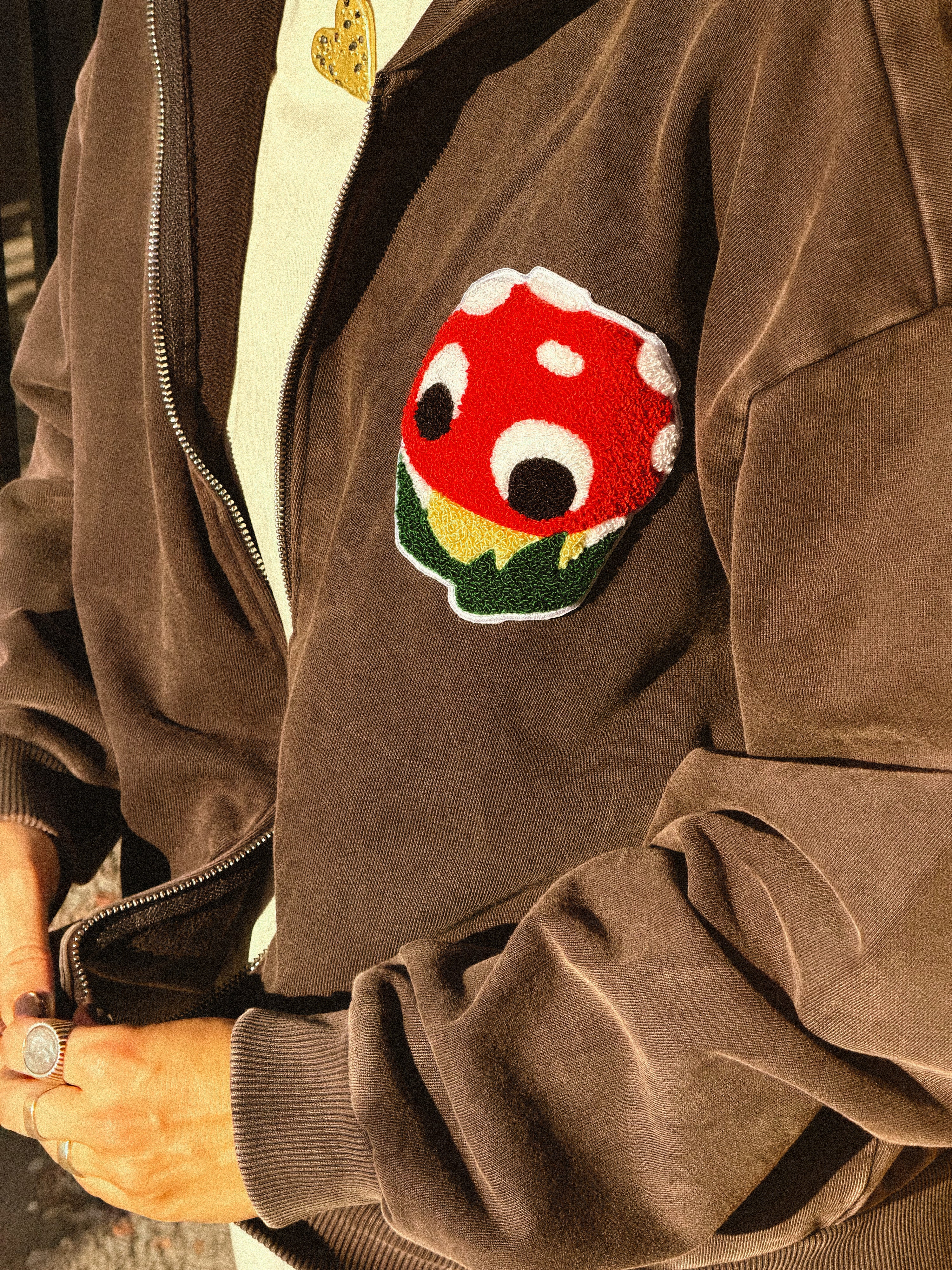Eye-Scream Black Zip Jacket