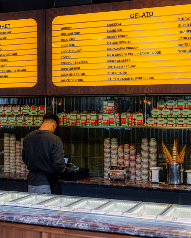 Inside Gelato Messina Rosebery