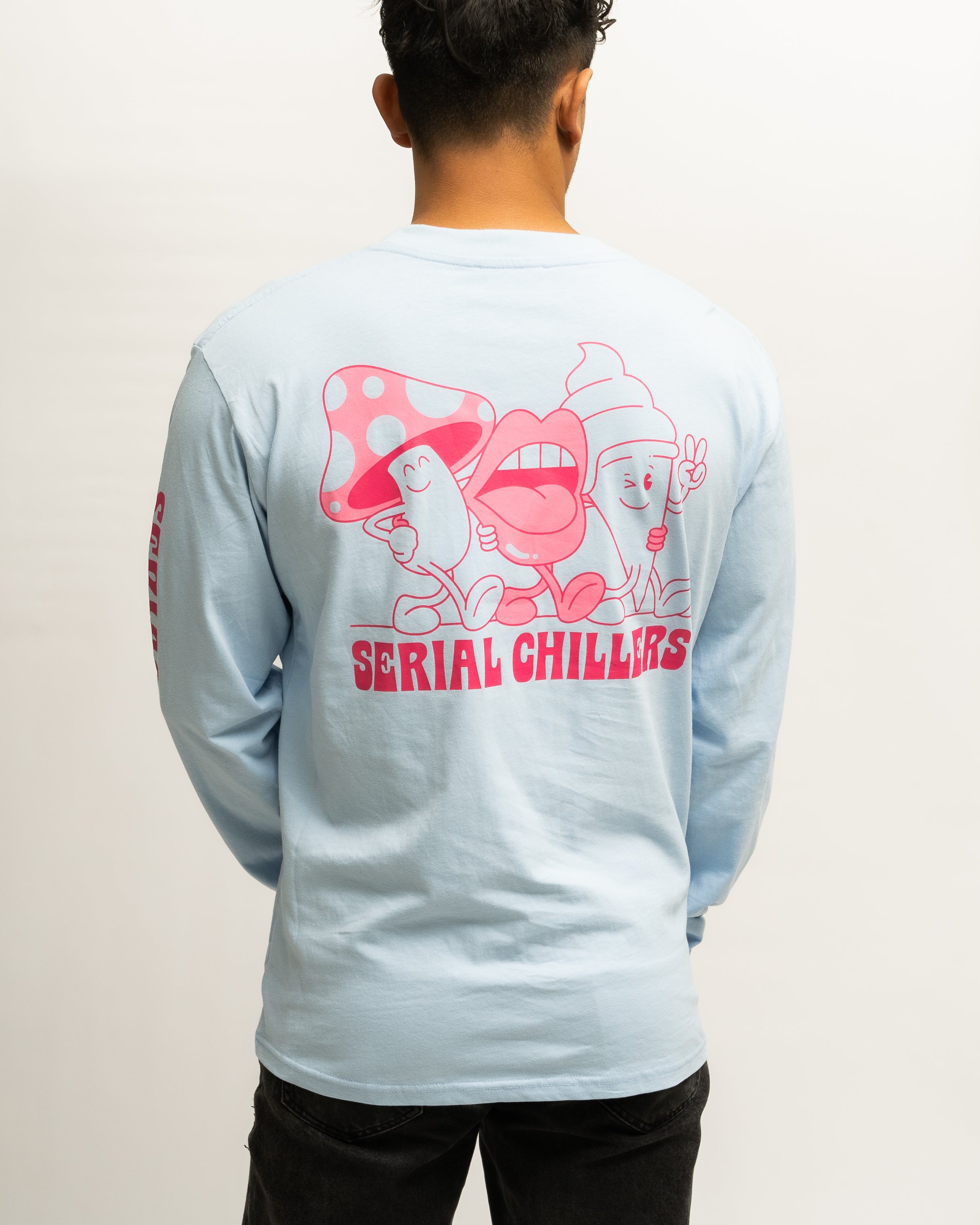 Serial Chillers Longsleeve - Blue – Gelato Messina
