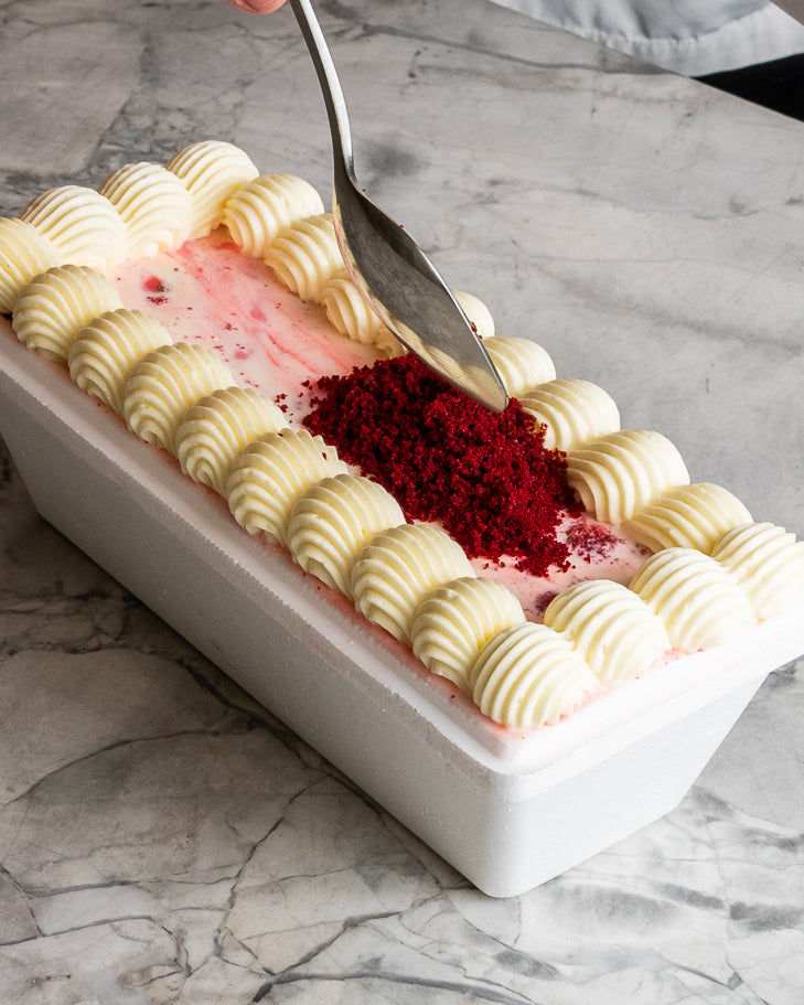 Valentine's Red Velvet Hot Tub