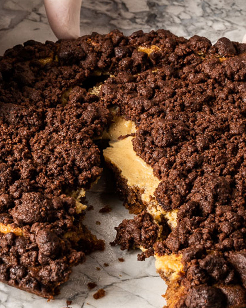 Choc Malt Cheesecake Cookie Pie