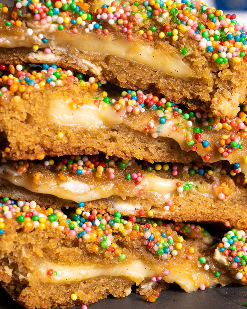 Fairy Bread Cookie Pies